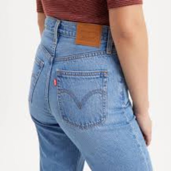 Levi’s Premium Ribcage Straight Ankle (2021), Capital E, 32x27, NWT, $108 MSRP - Picture 1 of 15